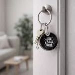 Round Metal Keychain - Image 2