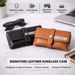 Signature Leather Sunglass Case - Image 3