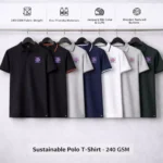 Sustainable Polo T-Shirt-240 GSM - Image 3