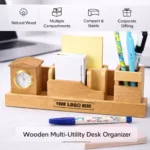 Wooden Multi-Utility Desk Organizer - Image 3