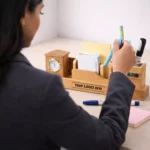 Wooden Multi-Utility Desk Organizer - Image 2