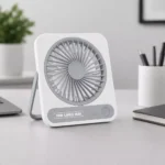 Aura Desk Fan compact portable desk fan suitable for corporate gifting, employee welcome kits and office desk use