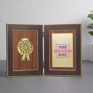 Book Style Folding Trophy foldable award plaque suitable for corporate gifting, employee recognition and corporate events