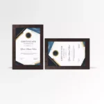 Book Style Folding Trophy foldable award plaque suitable for corporate gifting, employee recognition and corporate events