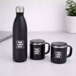 Cola Vacuum Flask with 2 Cups insulated bottle set suitable for corporate gifting, employee welcome kits and travel use