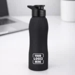 Curvy Steel Bottle 1L stainless steel water bottle suitable for corporate gifting, employee welcome kits and office use