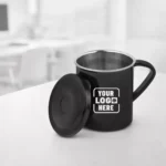 Daily Sip Steel Tea Mug 200ml stainless steel tea mug open view suitable for corporate gifting, employee welcome kits and office use