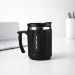 DuraGrip Suction Mug 460 ml spill resistant mug with suction base suitable for corporate gifting and employee welcome kits