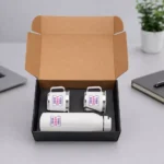 Executive Insulated Bottle Gift Set with bottle and accessories suitable for corporate gifting and employee welcome kits