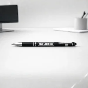 Ignis Rubber Grip Metal Pen with smooth finish and comfortable grip for writing in corporate gifting and onboarding kit by Brandvaarta