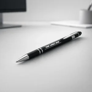 Ignis Rubber Grip Metal Pen with smooth finish and comfortable grip for writing in corporate gifting and onboarding kits by Brandvaarta