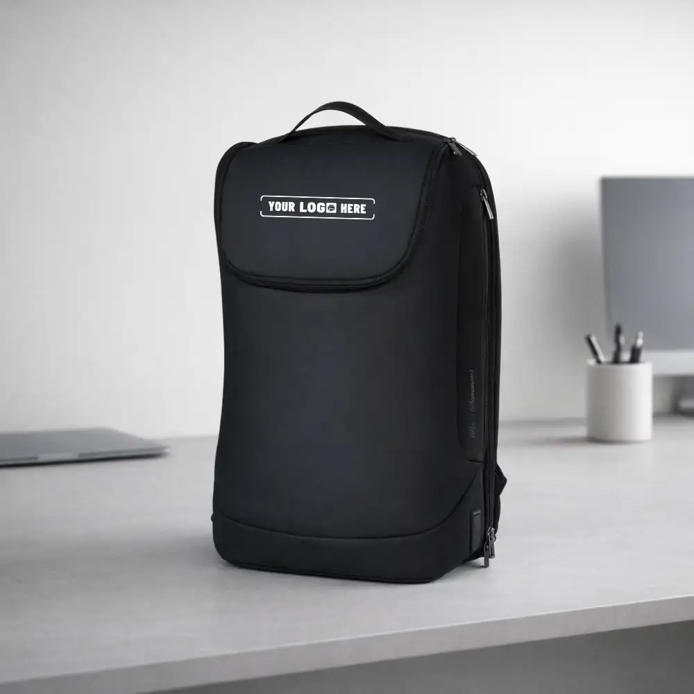 Rare Rabbit Statement Carryall Backpack with spacious compartments and modern design for corporate gifting and onboarding kits by Brandvaarta
