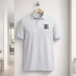 Rare Rabbit Vintage Charm Polo T-Shirt grey melange with soft breathable fabric for corporate gifting and onboarding kits by Brandvaarta