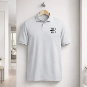 Rare Rabbit Vintage Charm Polo T-Shirt grey melange with soft breathable fabric for corporate gifting and onboarding kits by Brandvaarta