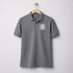 Scott Classic Cotton Polo T-Shirt grey with soft cotton fabric and classic fit for corporate gifting and onboarding kits by Brandvaarta