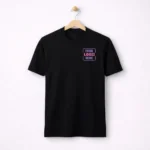 Scott Classic Crew Neck T-Shirt 160 GSM black with soft fabric and regular fit for corporate gifting and onboarding kits by Brandvaarta
