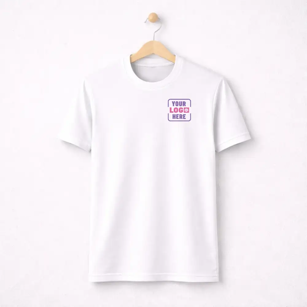 Scott Classic Crew Neck T-Shirt 160 GSM white with clean finish and soft fabric for corporate gifting and onboarding kits by Brandvaarta