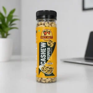 Nutbut roasted pepper cashew pack with seasoned cashews suitable for corporate gifting and employee welcome kits