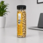 Nutbut roasted salted almond pack backside with premium almonds ideal for corporate gifting and employee welcome kits