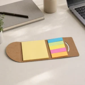 Smiley themed open notepad with cheerful design suitable for employee welcome kits and corporate gifting stationery