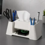 EcoCharge Desk Organizer with 15W Wireless Charger for kits