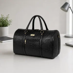 Fur Jaden Croc Weekender duffle bag 35 litre with premium textured finish and spacious storage for travel and onboarding kits