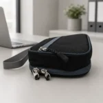 Handy Tech Gadget Organizer with compartments for cables, chargers and accessories for employee welcome kits