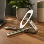 Premium ergonomic laptop stand with adjustable design for office desks, employee welcome kits, and corporate gifting in India