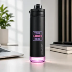 Rio Bluetooth Smart Reminder Bottle 700 ml with hydration reminder feature and temperature display for daily office use black