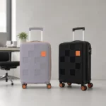 Strive cabin luggage trolley bag with telescopic handle and compact travel design for employee welcome kits and business trips