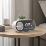 TimeWave Nano Bluetooth clock speaker with digital display for office desks, employee welcome kits, and corporate gifting in India