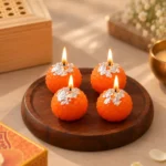 Festive Ladoo Candle Set - Image 2