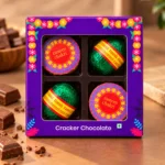 Festive Premium Cracker Chocolates in Chakri and Suthli Bomb shapes for corporate gifting