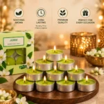 Fragrance Tealight Candle in Lavender and Jasmine for corporate gifting set of 10