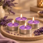 Fragrance Tealight Candle in Lavender and Jasmine for corporate gifting pack of 4