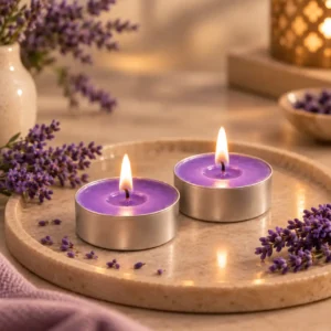 Fragrance Tealight Candle in Lavender and Jasmine for corporate gifting