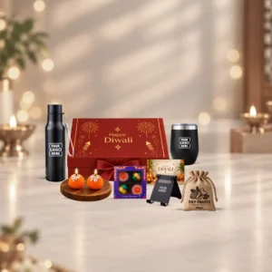 Shubh Diwali Box-Essential – Premium Festive Corporate Gift Box by BrandVaarta