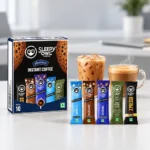 Sleepy Owl Assorted Coffee Sachets Pack of 10 featuring five flavours for corporate gifting
